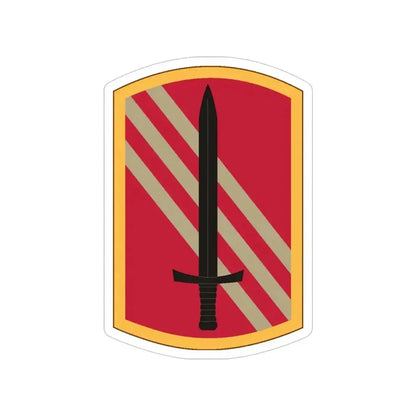 113 Sustainment Brigade (U.S. Army) Transparent STICKER Die-Cut Vinyl Decal 4 Inch - The Sticker Space