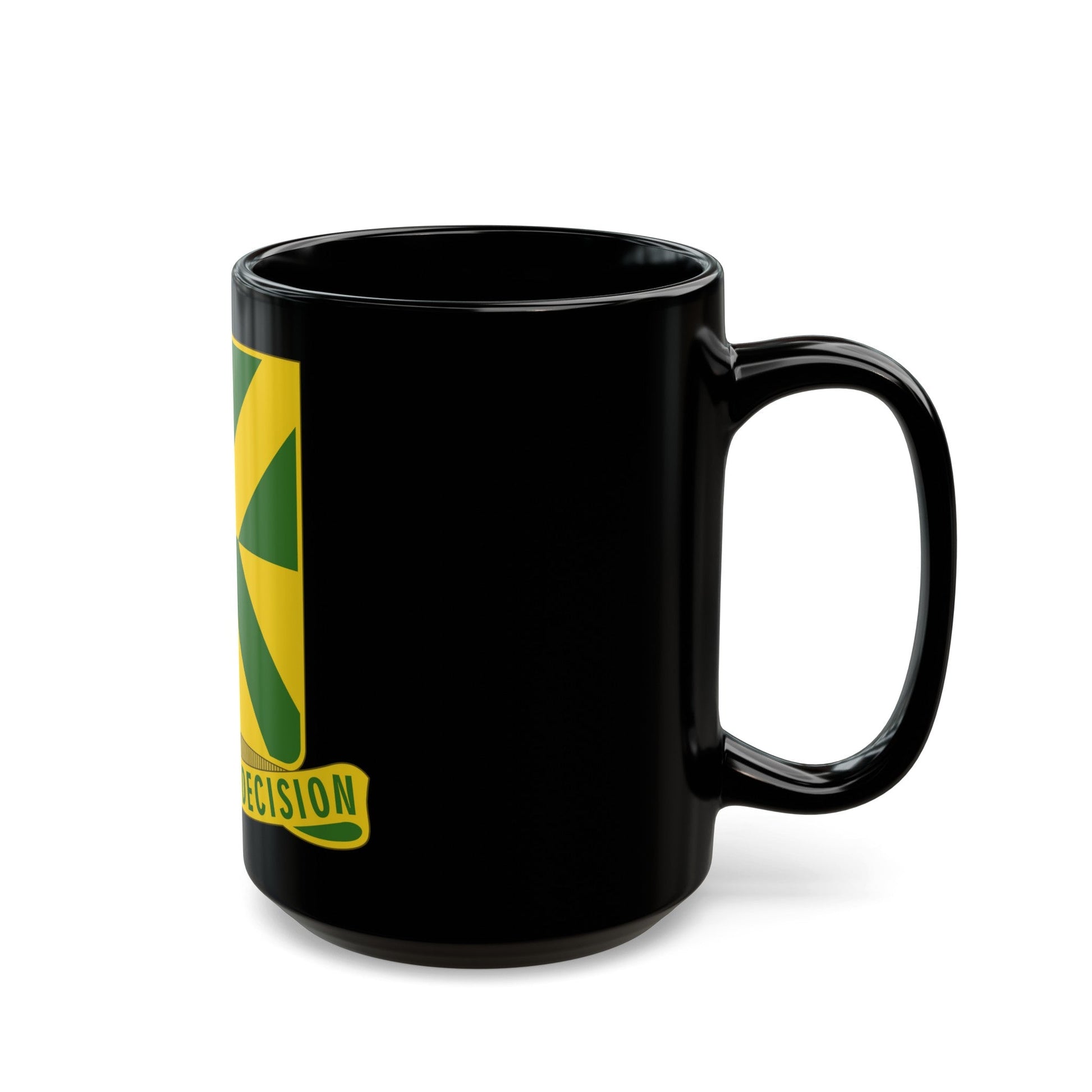 113 Tank Battalion (U.S. Army) Black Coffee Mug-The Sticker Space