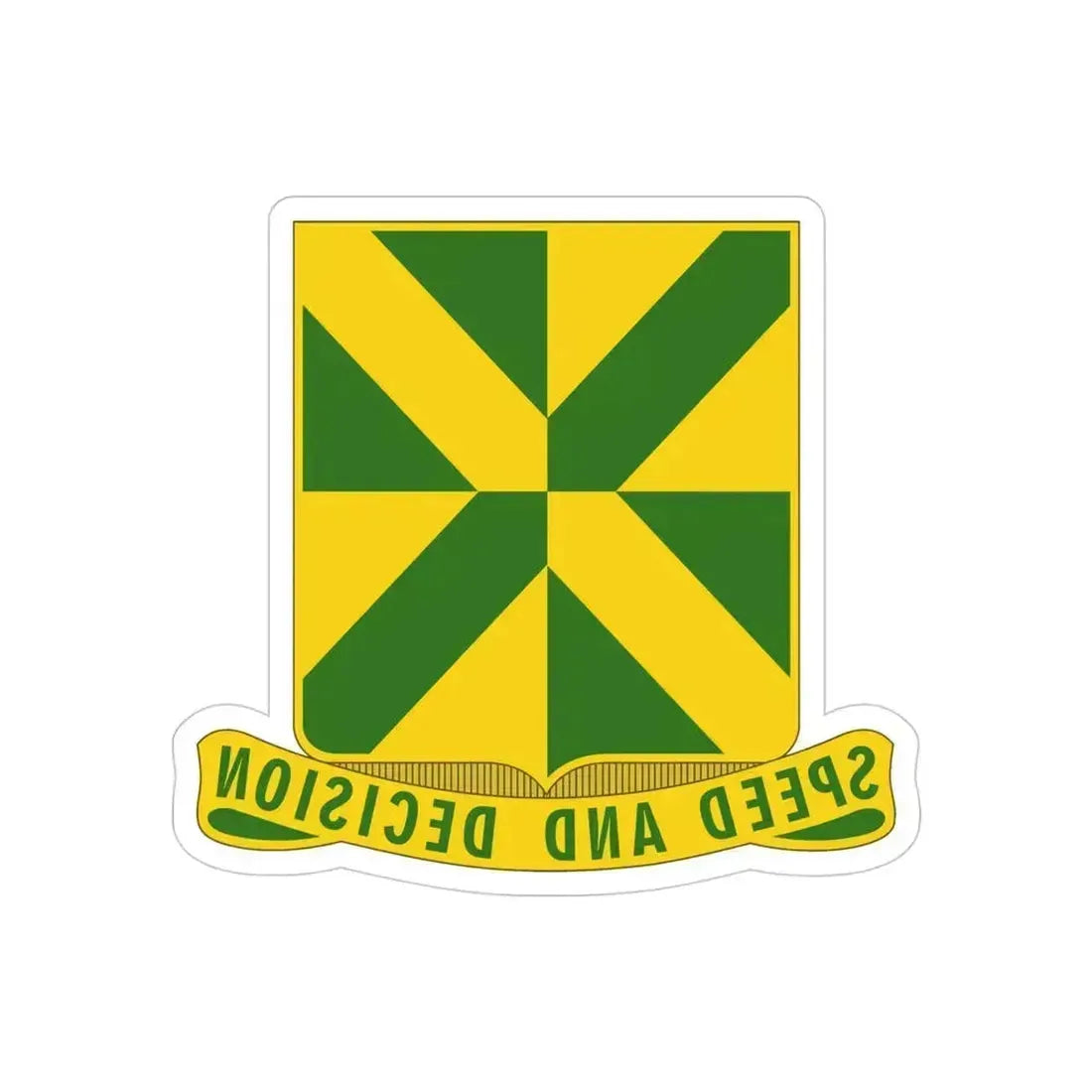 113 Tank Battalion (U.S. Army) REVERSE PRINT Transparent Die-Cut STICKER 4 Inch Die-Cut Transparent - The Sticker Space