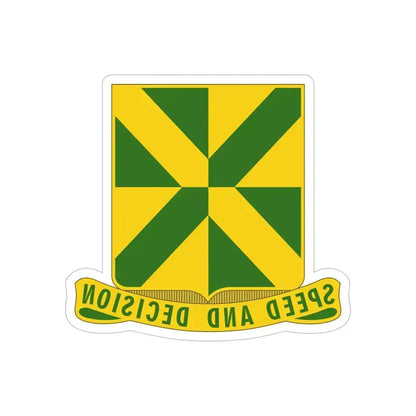 113 Tank Battalion (U.S. Army) REVERSE PRINT Transparent Die-Cut STICKER - The Sticker Space