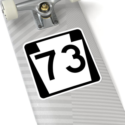 PA-73 (Pennsylvania) (Road Sign) STICKER Vinyl Kiss-Cut Decal