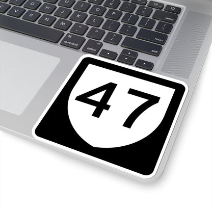 PR urban primary 47 (Puerto Rico) (Road Sign) STICKER Vinyl Kiss-Cut Decal