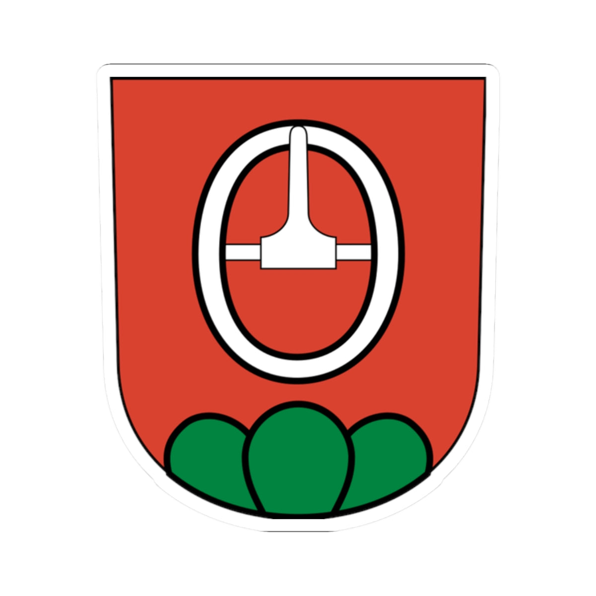 Schoenenberg-blazon (Switzerland) (Coat of Arms) STICKER Vinyl Kiss-Cut Decal