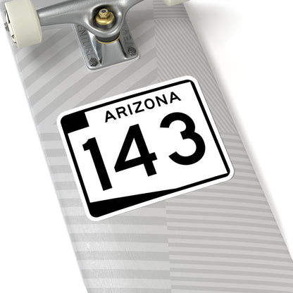 Arizona 143 (Arizona) (Road Sign) STICKER Vinyl Kiss-Cut Decal
