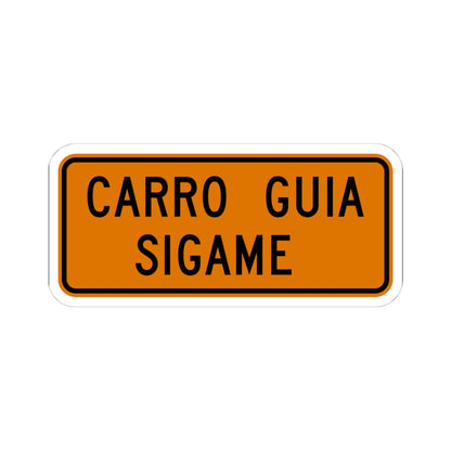 MUTCD-PR G20-4 (Puerto Rico) (Road Sign) STICKER Vinyl Kiss-Cut Decal