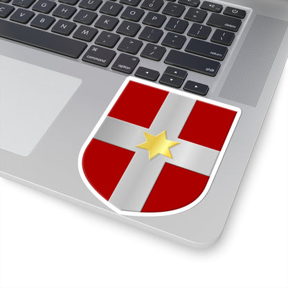 Ambt Vollenhove wapen (Netherlands) (Coat of Arms) STICKER Vinyl Kiss-Cut Decal