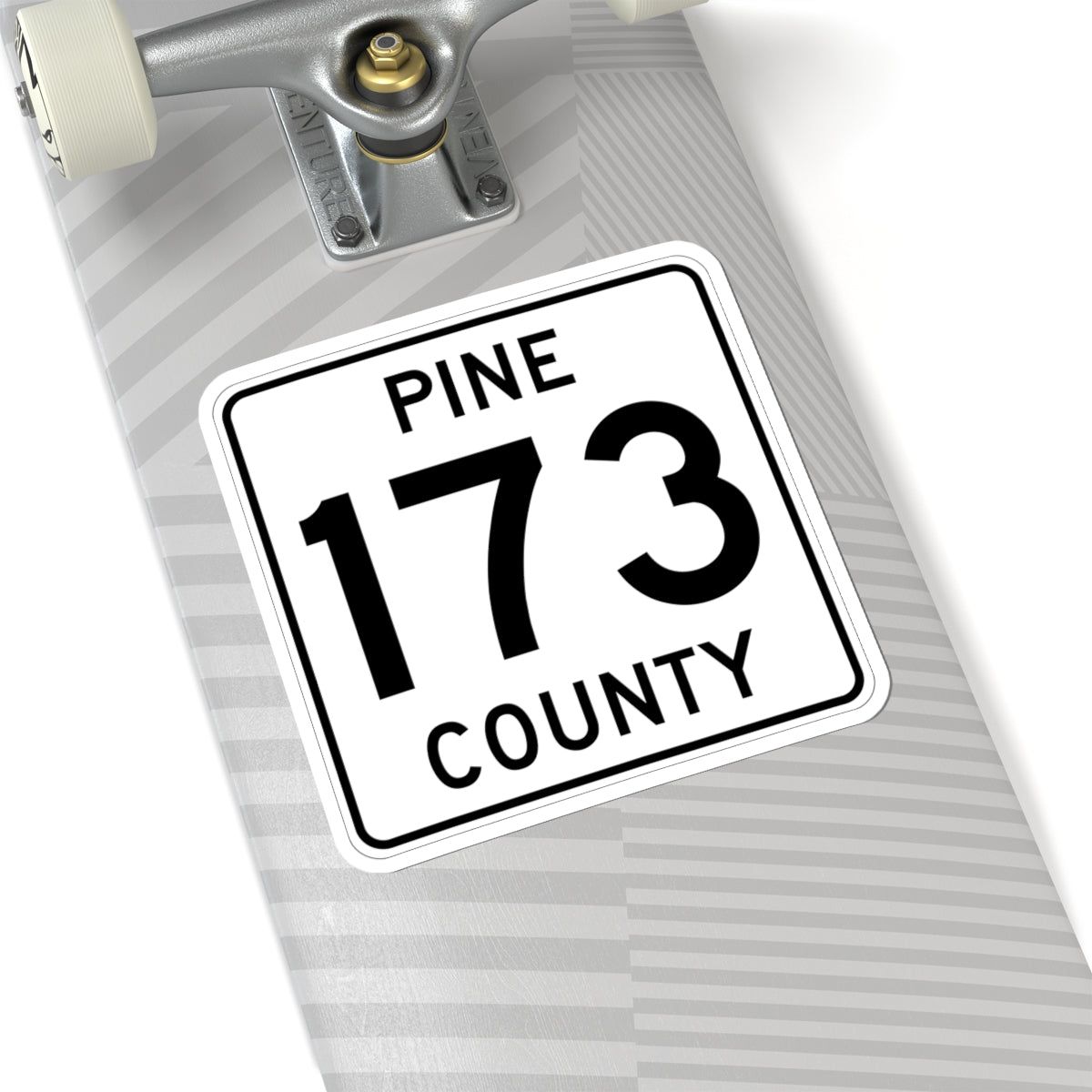 Pine County Route 173 MN (Minnesota) (Road Sign) STICKER Vinyl Kiss-Cut Decal