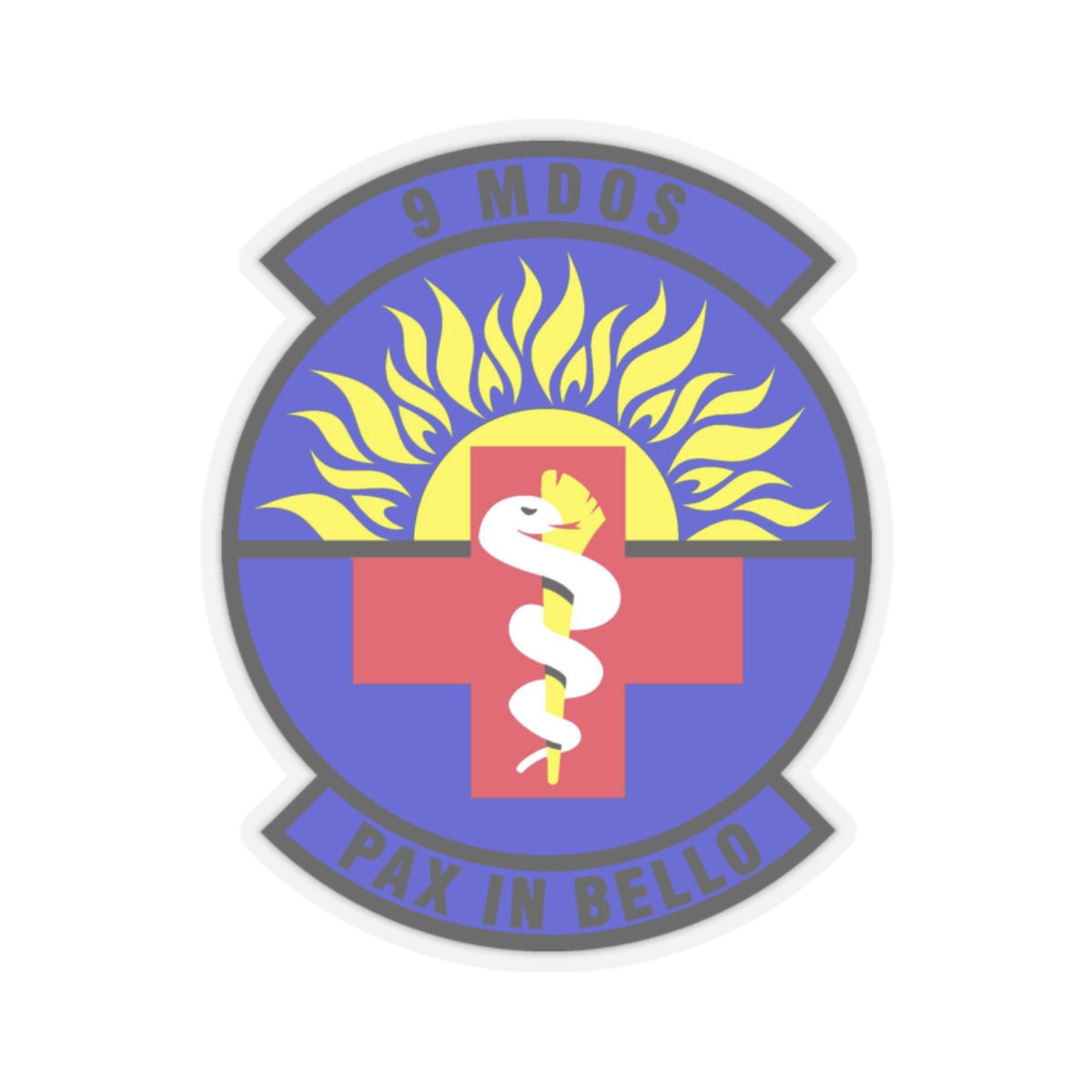 9th Medical Operations Squadron (U.S. Air Force) STICKER Vinyl Kiss-Cut Decal