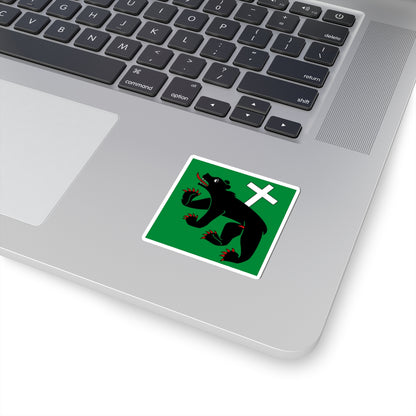 CHE Urseren Flag (Switzerland) STICKER Vinyl Kiss-Cut Decal