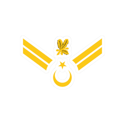 Navy TUR OR 06b (Turkey) (Military Rank) STICKER Vinyl Kiss-Cut Decal