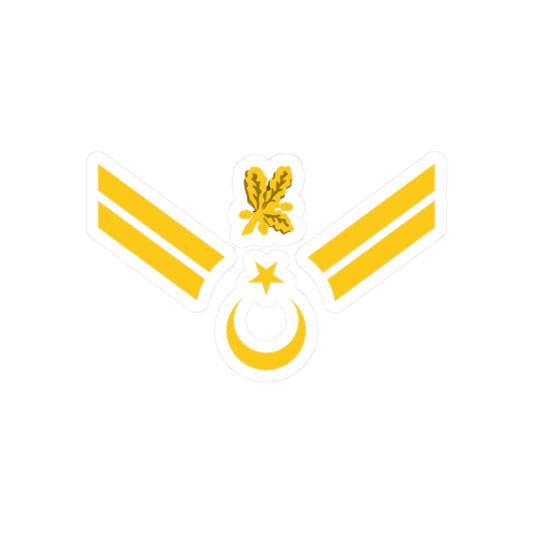Navy TUR OR 06b (Turkey) (Military Rank) STICKER Vinyl Kiss-Cut Decal