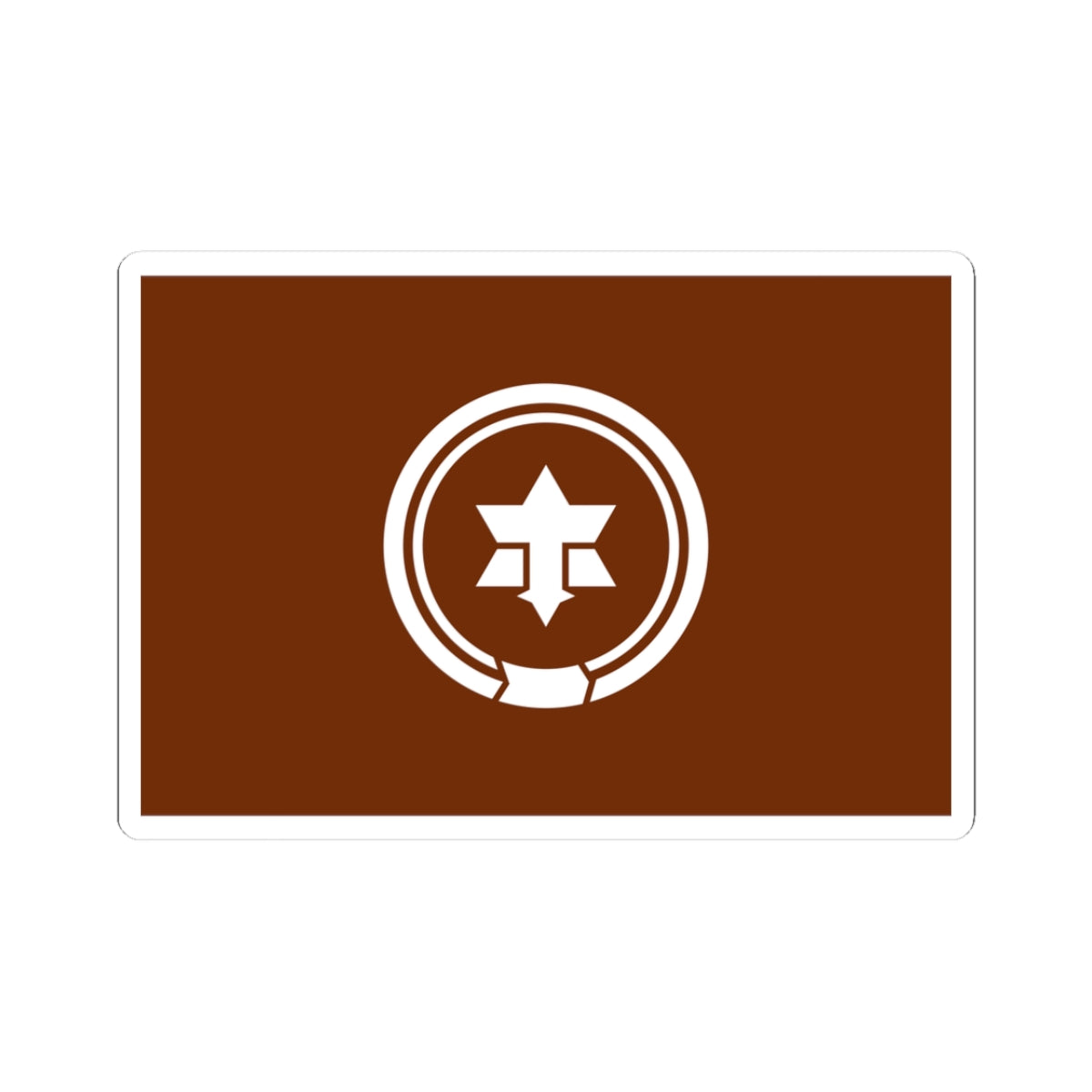 Flag of Matsumoto Nagano (Japan) STICKER Vinyl Kiss-Cut Decal