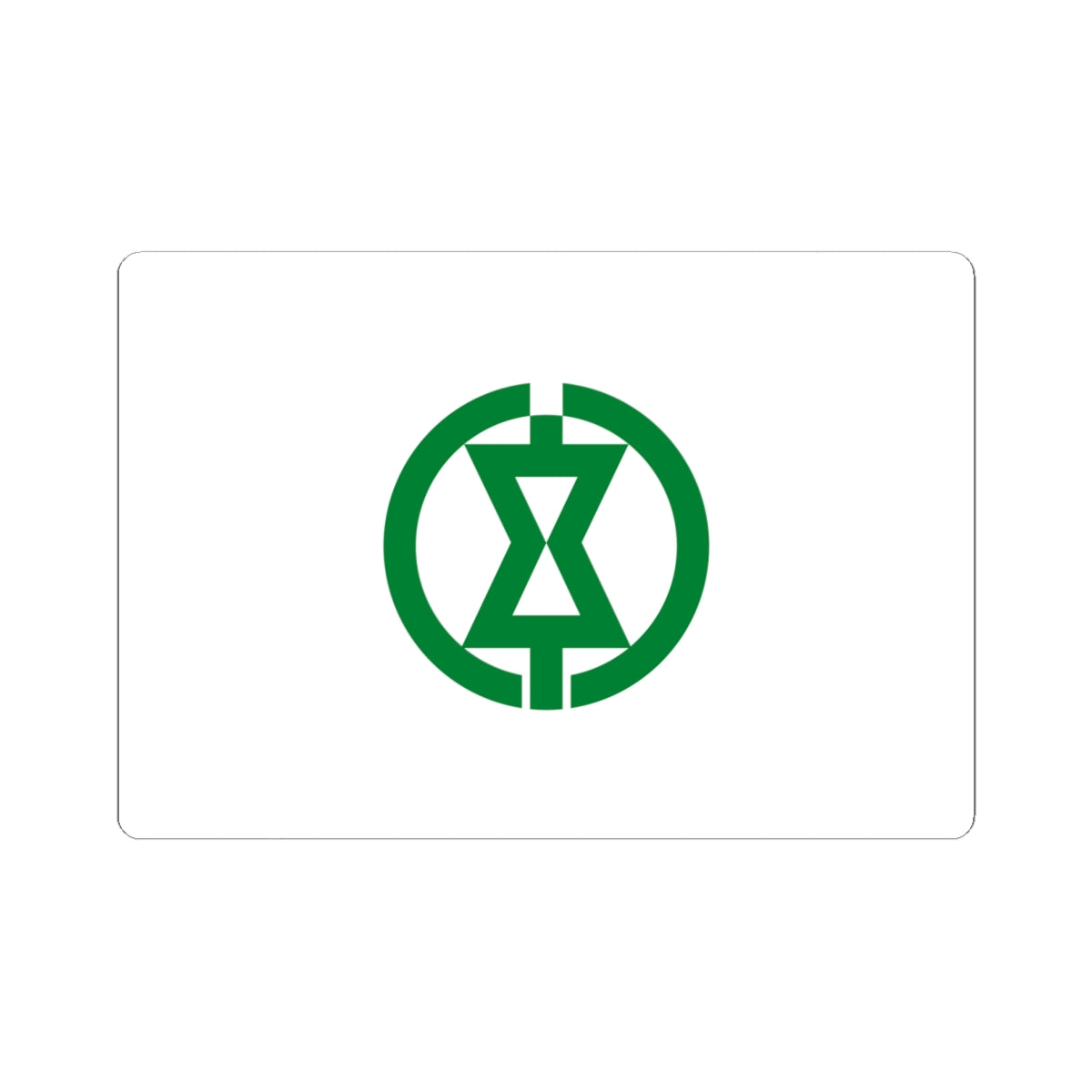 Flag of Monbetsu Hokkaido (Japan) STICKER Vinyl Kiss-Cut Decal