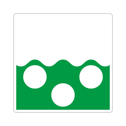 Flag of Pajala (Sweden) STICKER Vinyl Kiss-Cut Decal