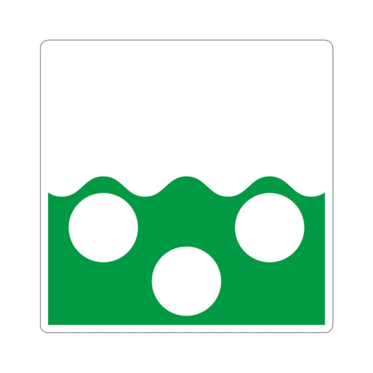 Flag of Pajala (Sweden) STICKER Vinyl Kiss-Cut Decal