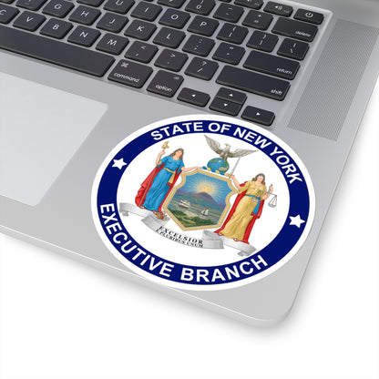 Seal of the Executive Branch of New York - STICKER Vinyl Kiss-Cut Decal