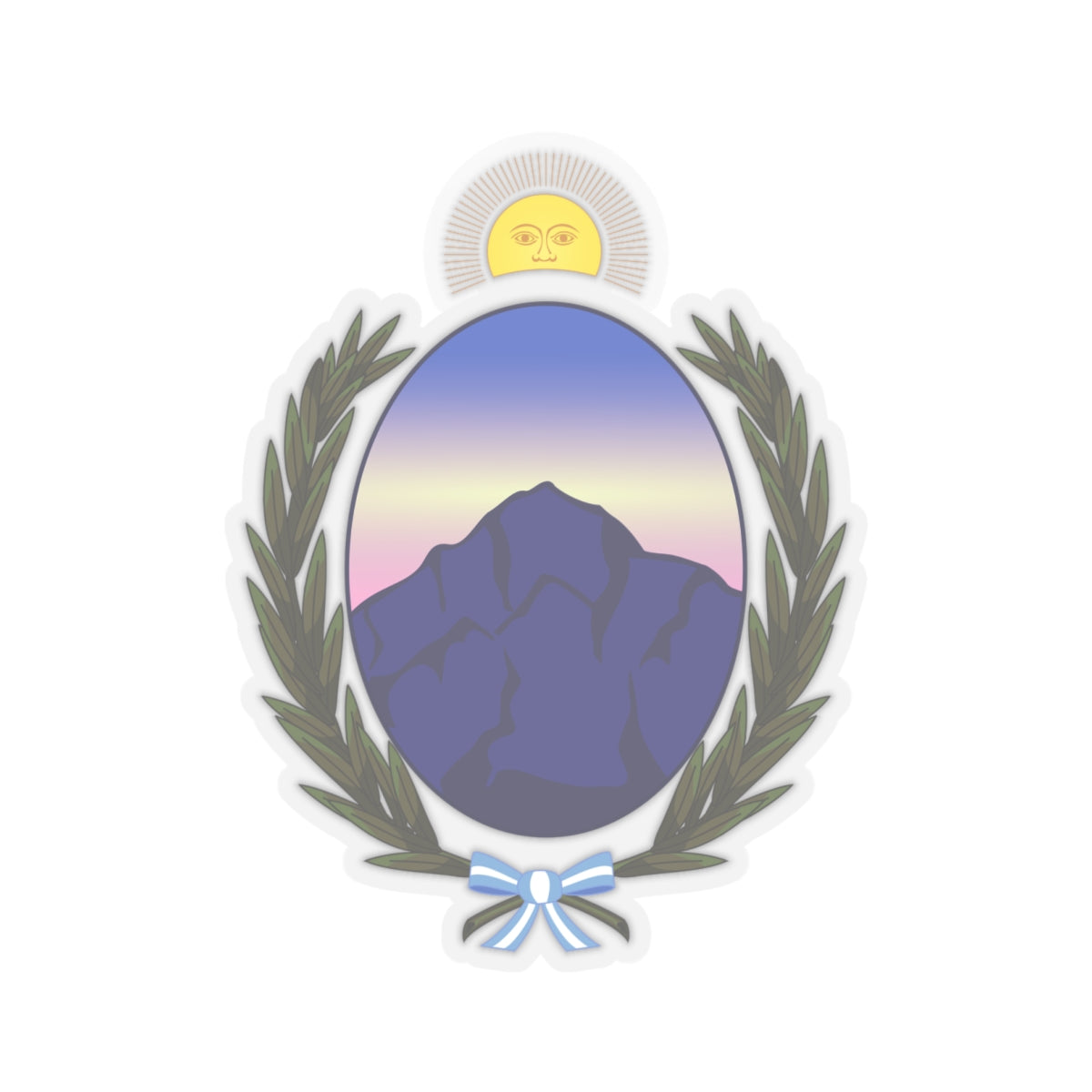 Coat of Arms La Rioja Argentina - STICKER Vinyl Kiss-Cut Decal