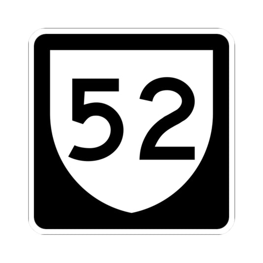 PR urban primary 52 (Puerto Rico) (Road Sign) STICKER Vinyl Kiss-Cut Decal