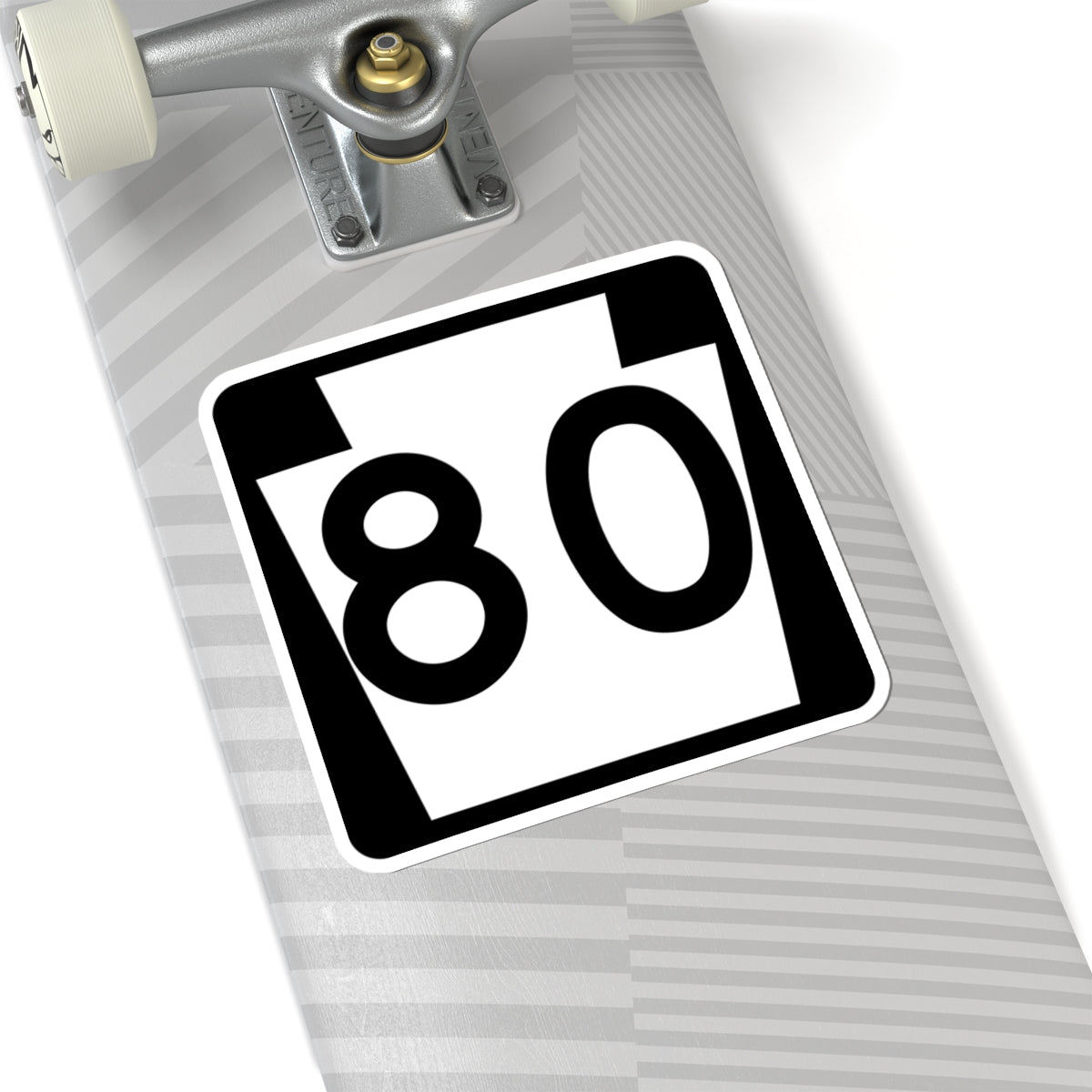 PA-80 (Pennsylvania) (Road Sign) STICKER Vinyl Kiss-Cut Decal