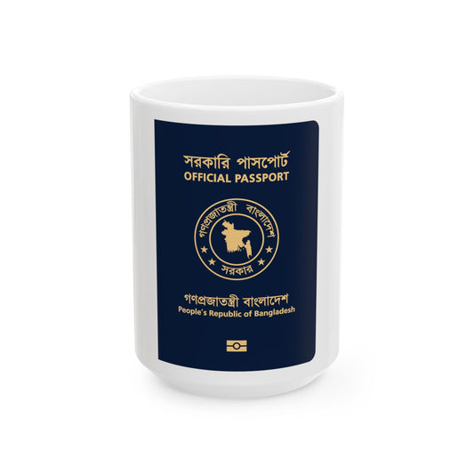 Bangladeshi Official Passport - White Coffee Mug