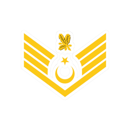 Navy TUR OR 07b (Turkey) (Military Rank) STICKER Vinyl Kiss-Cut Decal