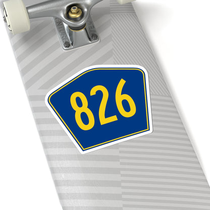PR secondary 826 (Puerto Rico) (Road Sign) STICKER Vinyl Kiss-Cut Decal