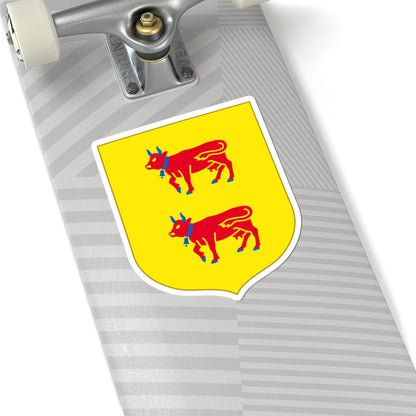 Andorra - Bearne Coat of Arms - STICKER Vinyl Kiss-Cut Decal