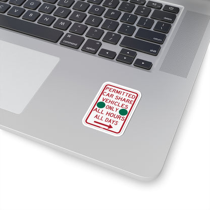 PBOT Road sign P4500R-G (Oregon) (Road Sign) STICKER Vinyl Kiss-Cut Decal