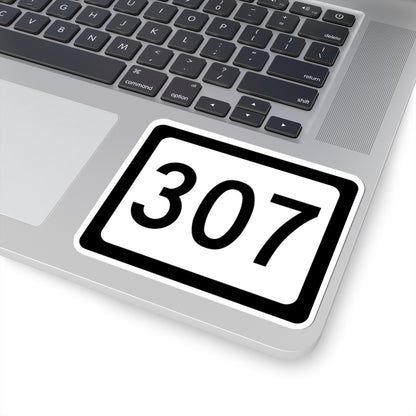 WV-307 (Virginia) (Road Sign) STICKER Vinyl Kiss-Cut Decal