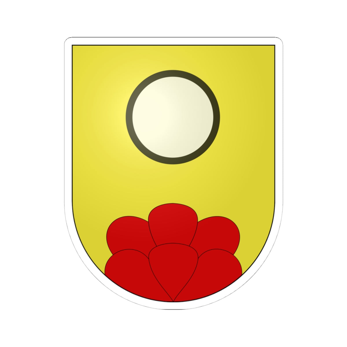 Saignelégier-armoiries (Switzerland) (Coat of Arms) STICKER Vinyl Kiss-Cut Decal