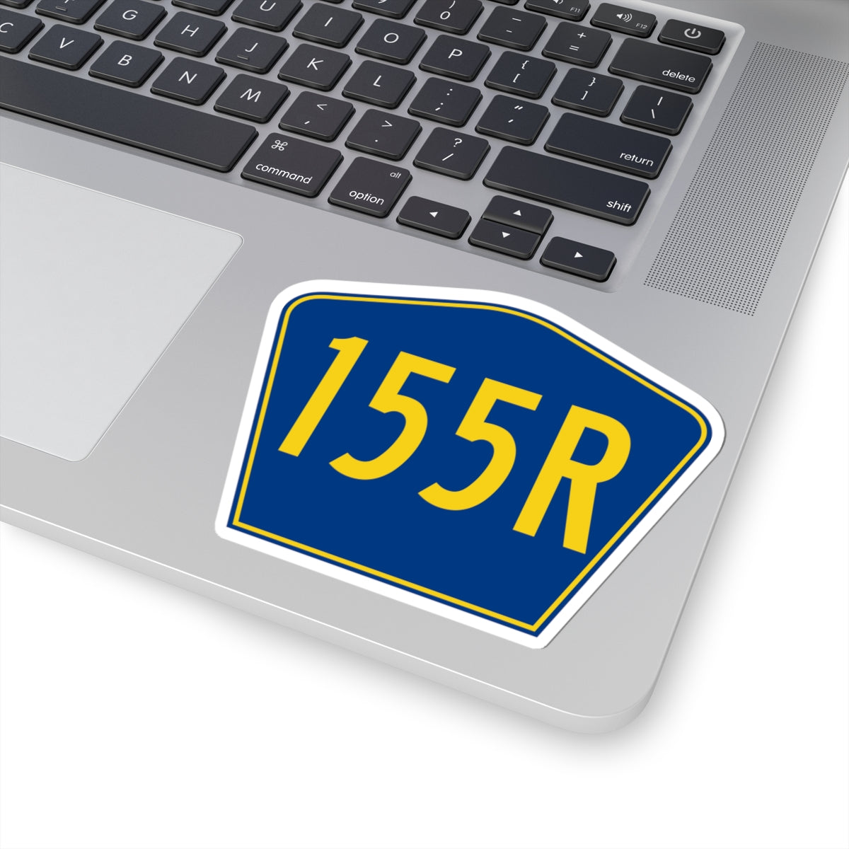 PR secondary 155R (Puerto Rico) (Road Sign) STICKER Vinyl Kiss-Cut Decal