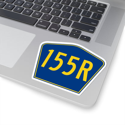 PR secondary 155R (Puerto Rico) (Road Sign) STICKER Vinyl Kiss-Cut Decal