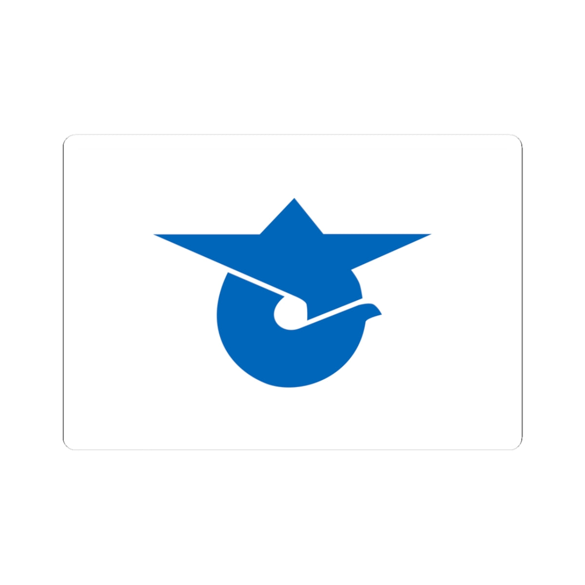 Flag of Sai Aomori (Japan) STICKER Vinyl Kiss-Cut Decal