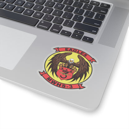 Marine Wing Headquarters Squadron 3 (USMC) STICKER Vinyl Kiss-Cut Decal