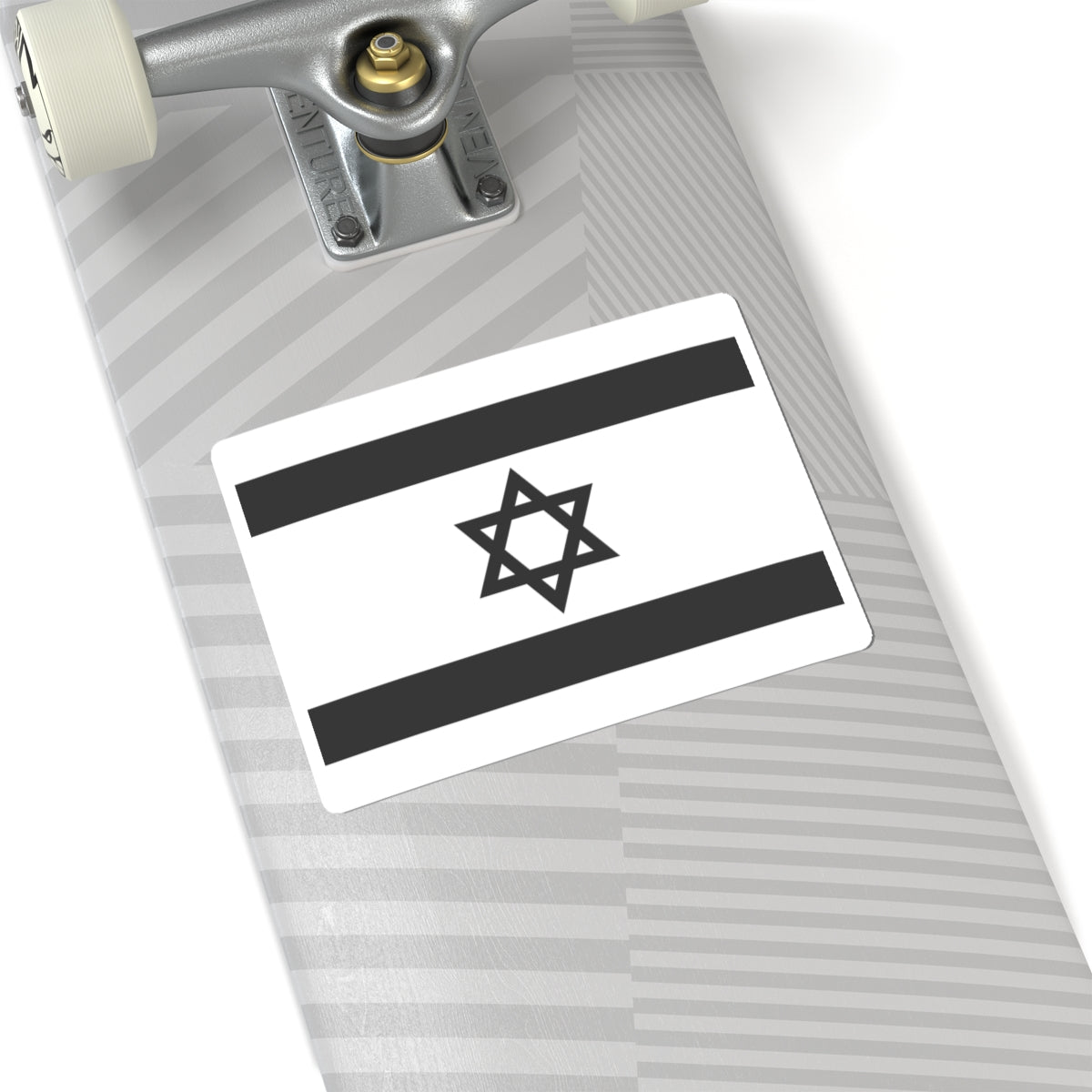 Flag of Israel - White (Israel) STICKER Vinyl Kiss-Cut Decal