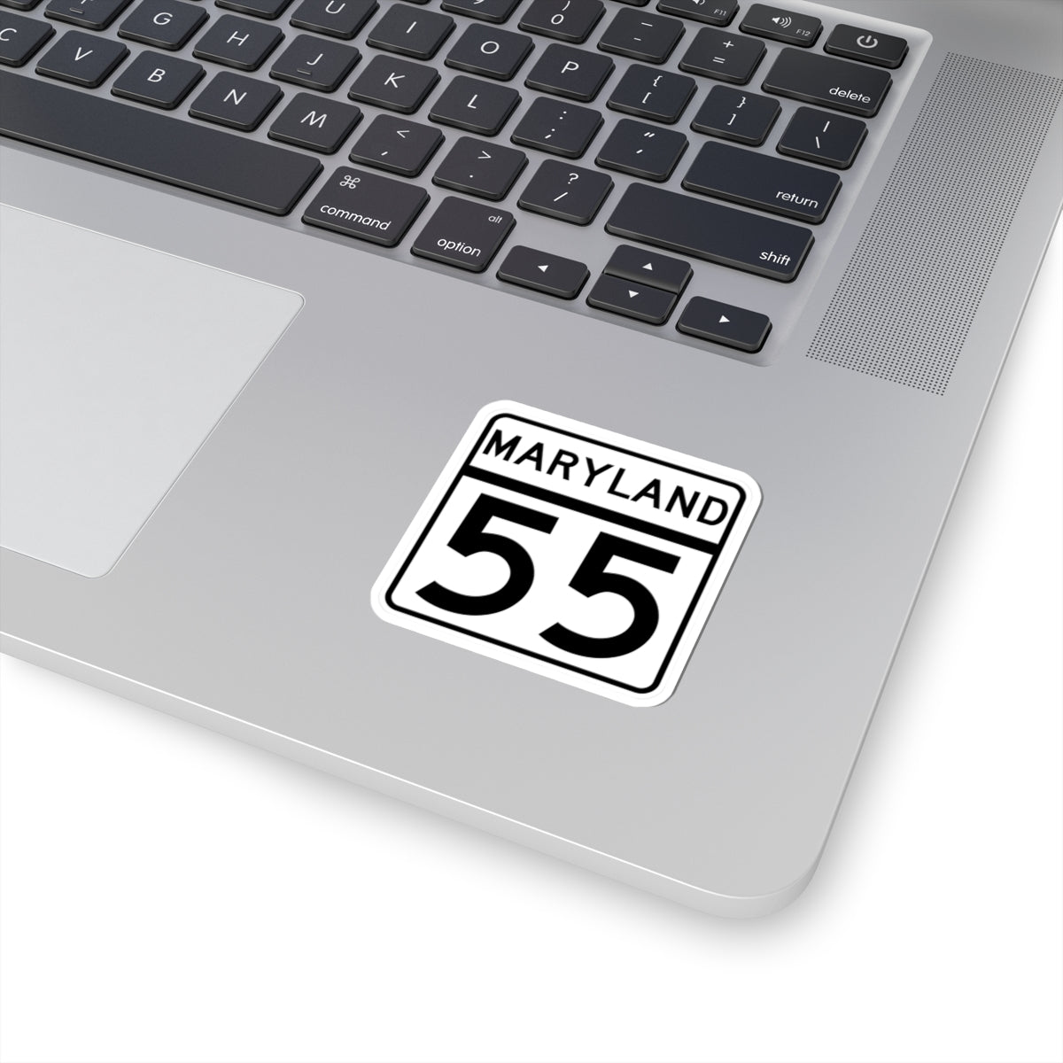 MD Route 55 (Maryland) (Road Sign) STICKER Vinyl Kiss-Cut Decal