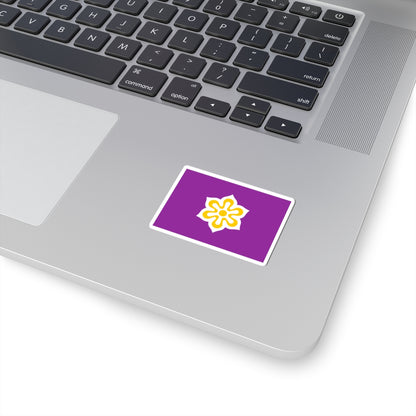 Flag of Kyoto Prefecture (Japan) STICKER Vinyl Kiss-Cut Decal