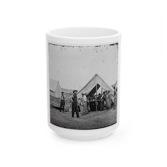 Petersburg, Va. Sutler's Tent, 2d Division, 9th Corps (U.S. Civil War) White Coffee Mug