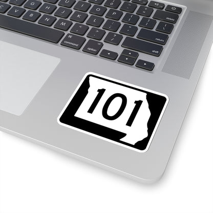 MO-101 (Missouri) (Road Sign) STICKER Vinyl Kiss-Cut Decal