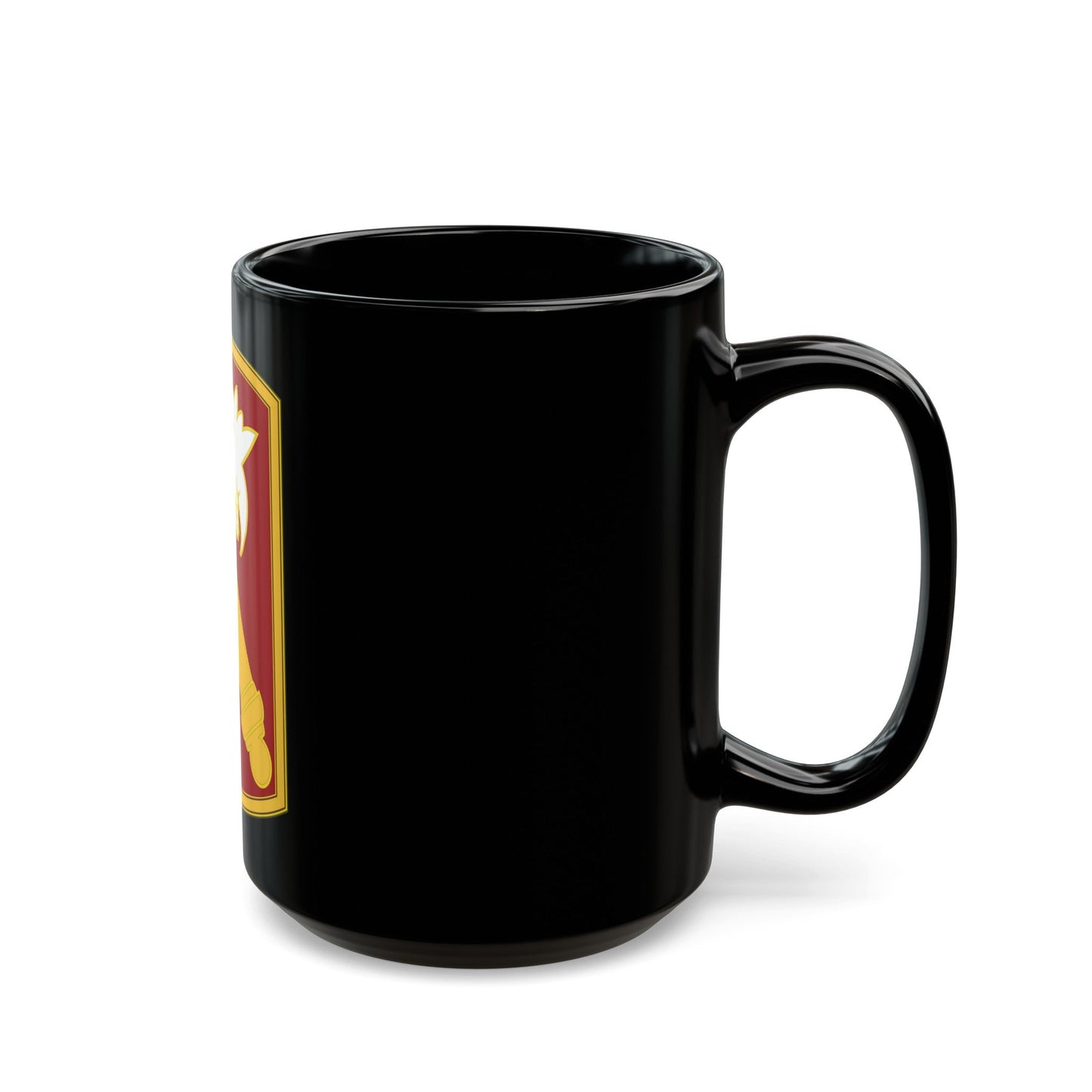 113rd Field Artillery Brigade (U.S. Army) Black Coffee Mug-The Sticker Space