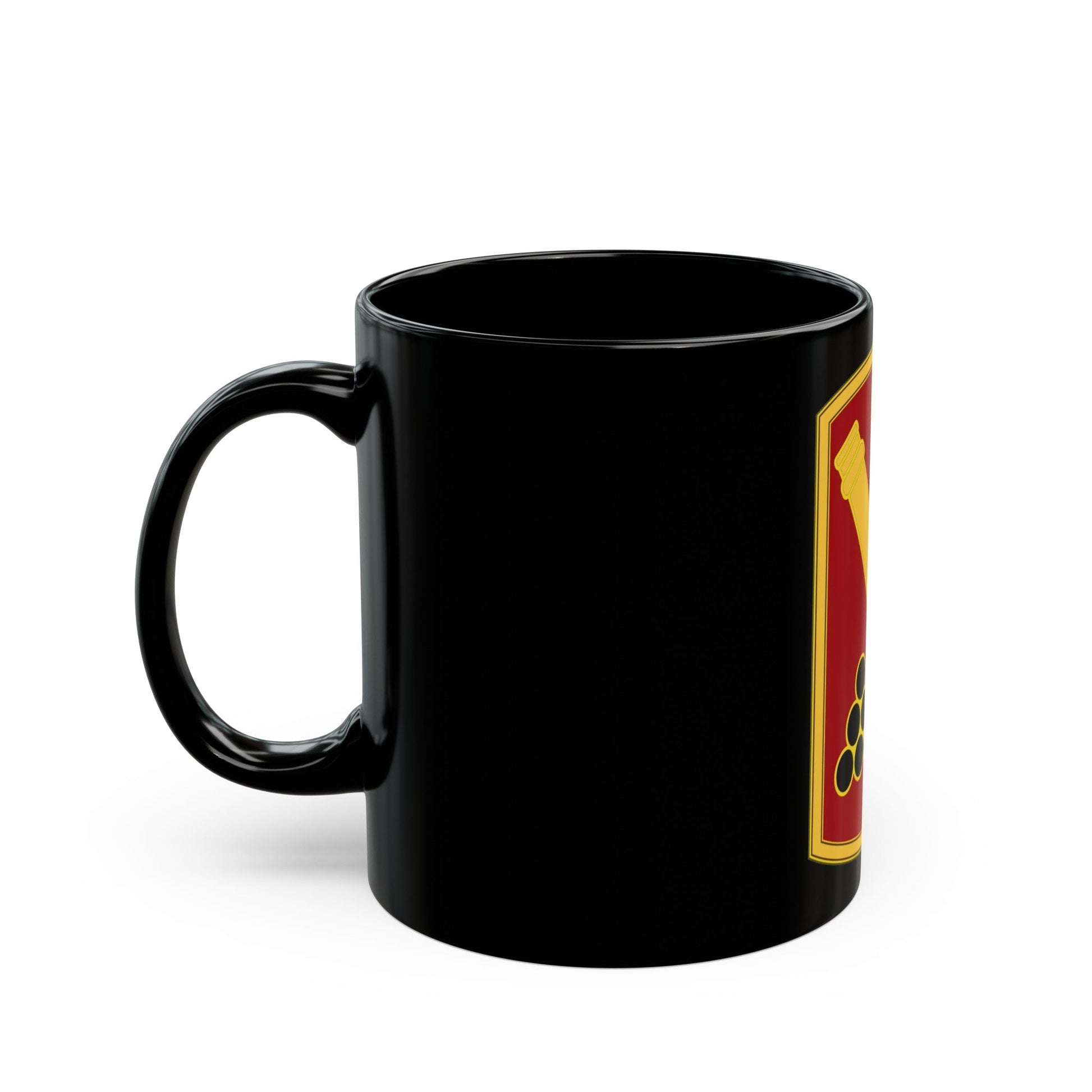 113rd Field Artillery Brigade (U.S. Army) Black Coffee Mug-The Sticker Space