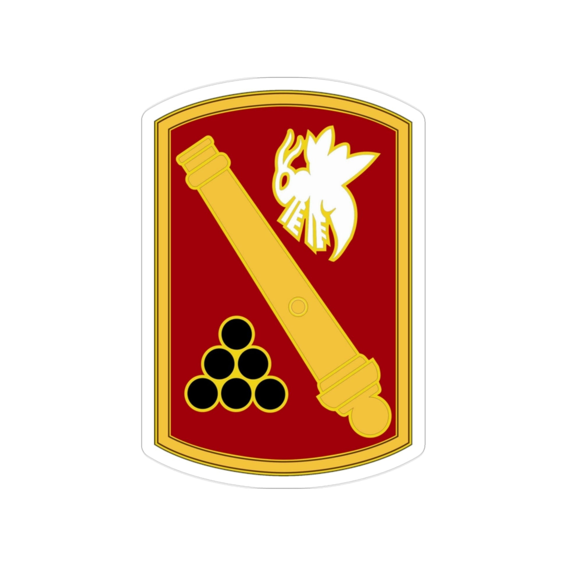 113rd Field Artillery Brigade (U.S. Army) Transparent STICKER Die-Cut Vinyl Decal-2 Inch-The Sticker Space