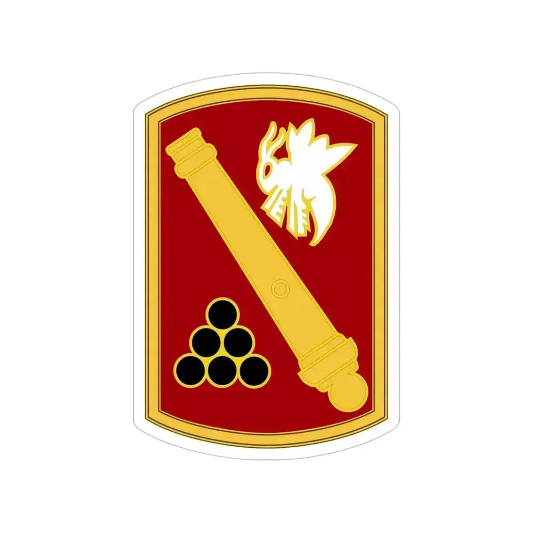 113rd Field Artillery Brigade (U.S. Army) Transparent STICKER Die-Cut Vinyl Decal 6 Inch - The Sticker Space
