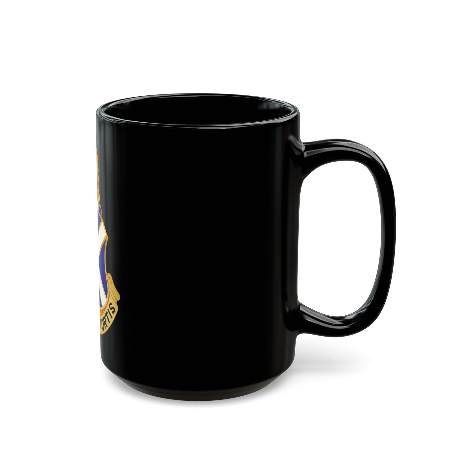 113th Infantry Regiment (U.S. Army) Black Coffee Mug-The Sticker Space