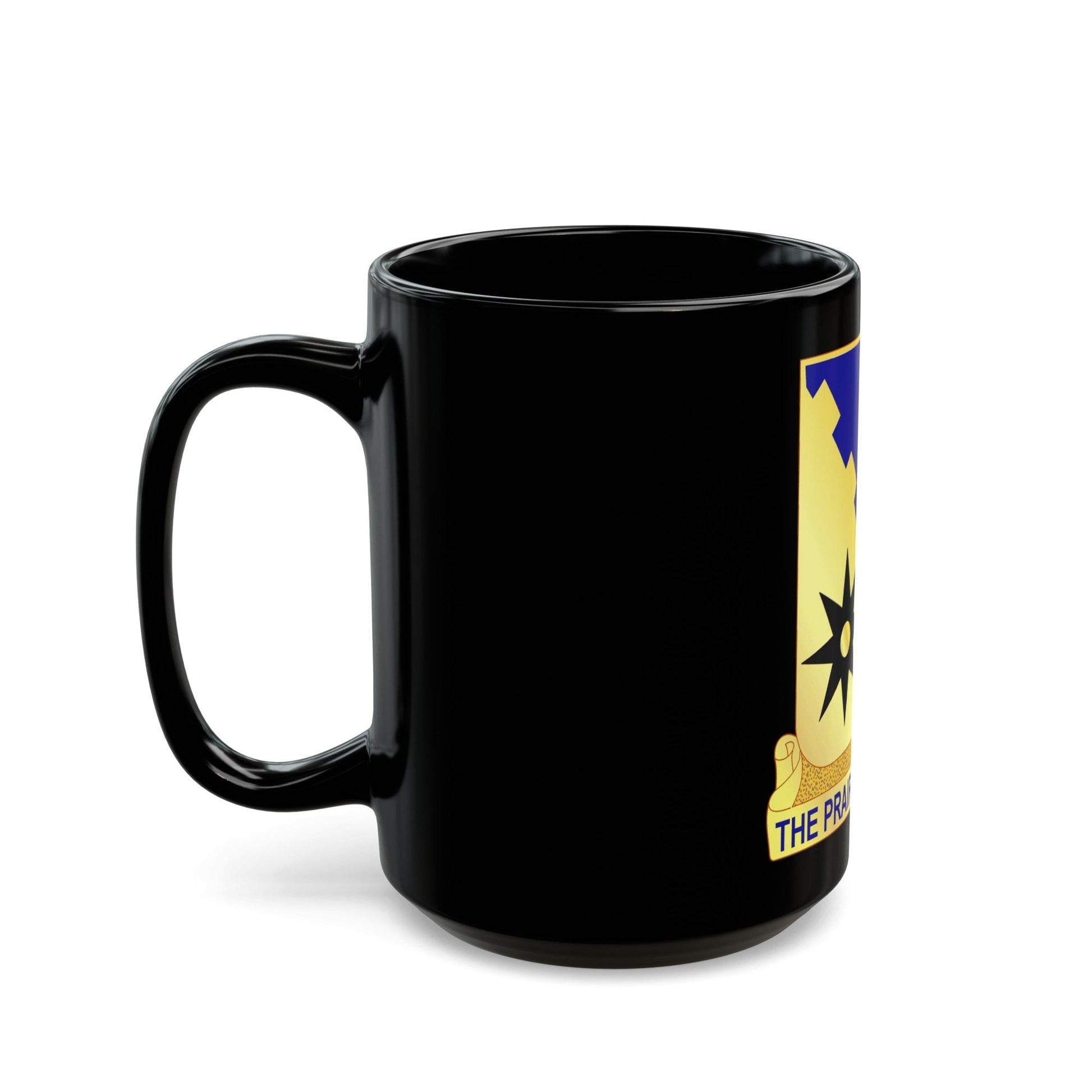 114 Cavalry Regiment (U.S. Army) Black Coffee Mug-The Sticker Space