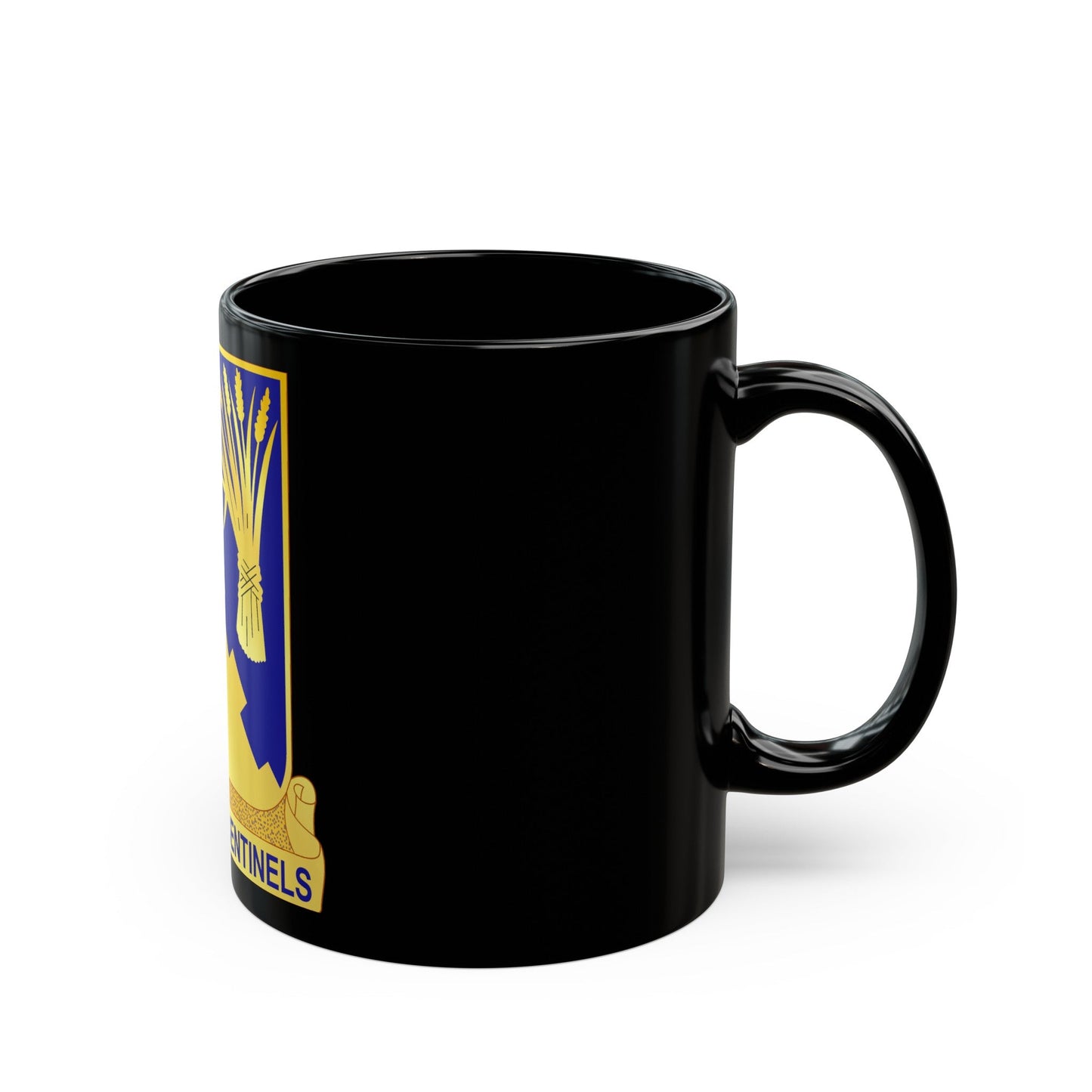 114 Cavalry Regiment (U.S. Army) Black Coffee Mug-The Sticker Space