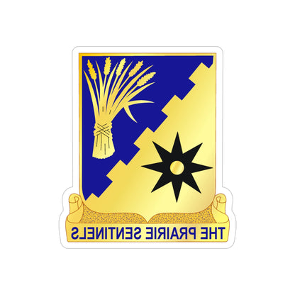 114 Cavalry Regiment (U.S. Army) REVERSE PRINT Transparent STICKER-6" × 6"-The Sticker Space