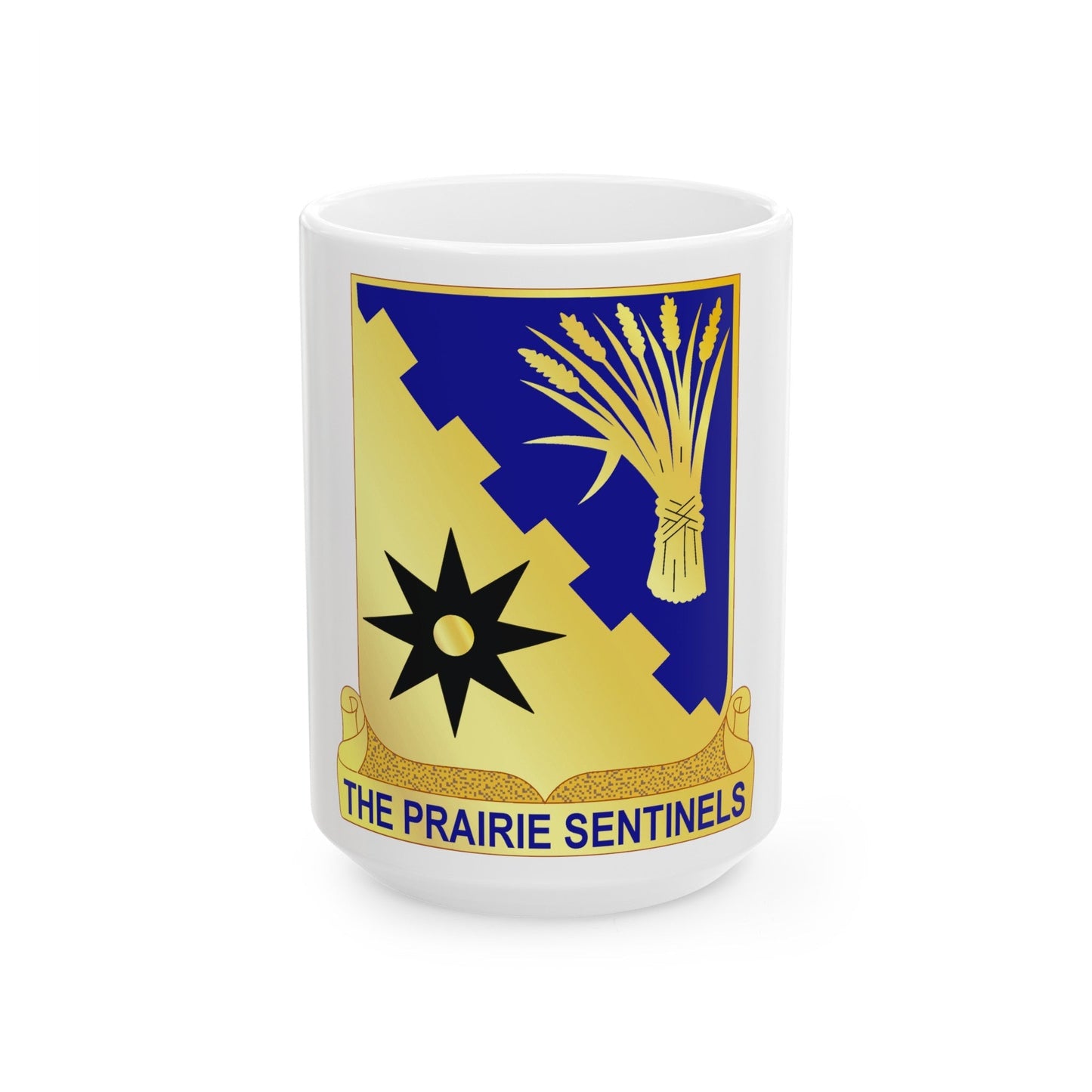 114 Cavalry Regiment (U.S. Army) White Coffee Mug-15oz-The Sticker Space