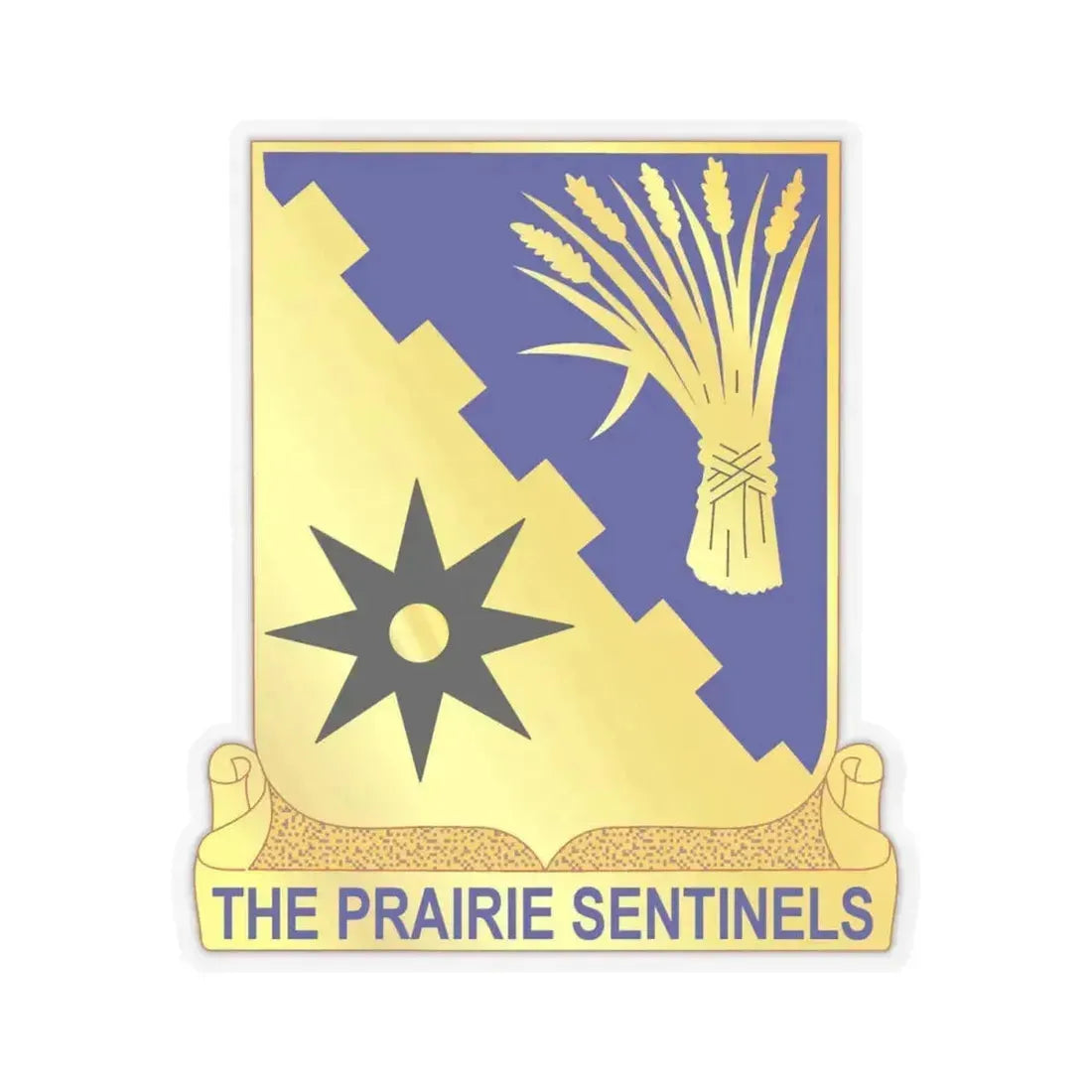 114 Cavalry Regiment (U.S. Army) STICKER Vinyl Kiss-Cut Decal 4 Inch Transparent - The Sticker Space