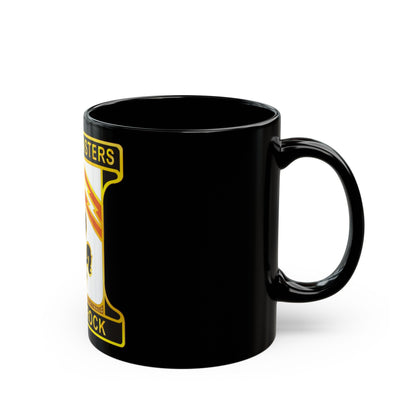 114 Signal Battalion (U.S. Army) Black Coffee Mug-The Sticker Space